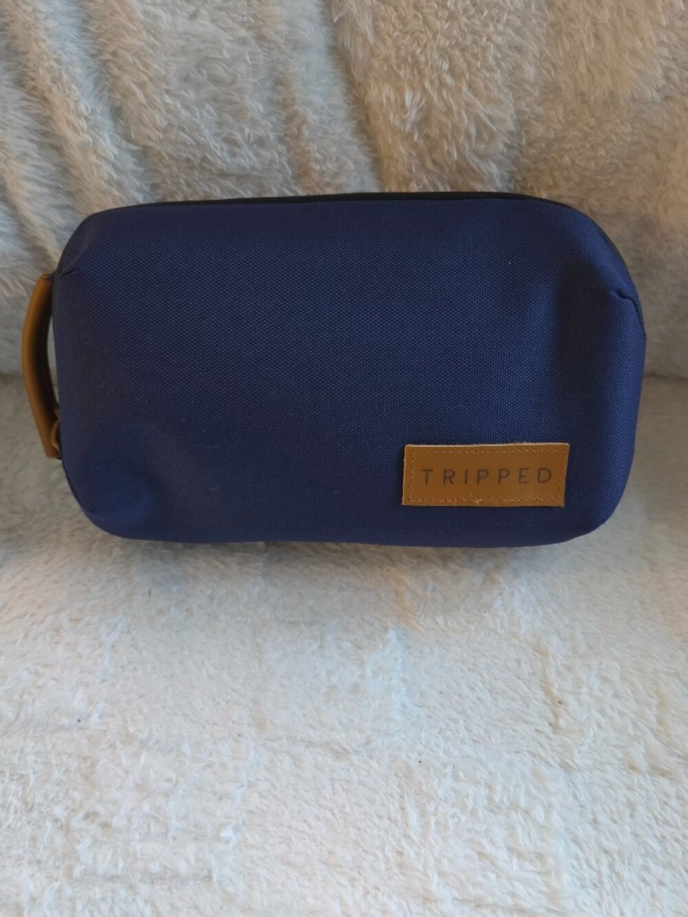 TRIPPED Travel Gear Tech Organizer Pouch, Navy, New
